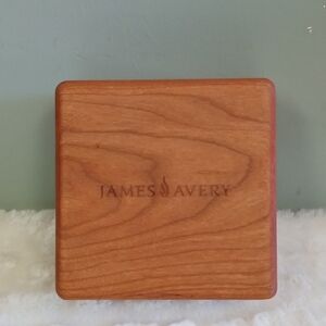 James Avery Wooden Jewelry Box - Natural Wood